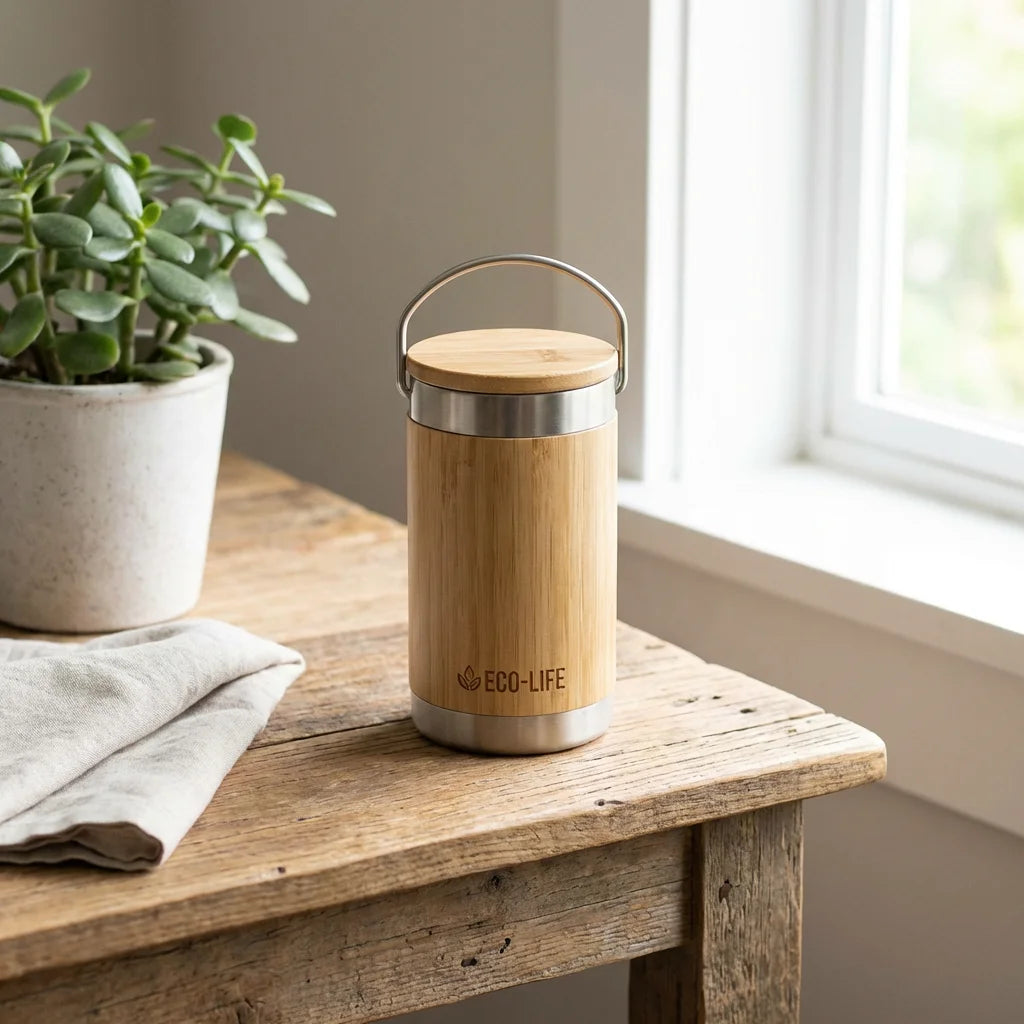 Eco-Friendly Bamboo Insulated Tumbler